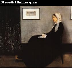 James Abbott McNeil Whistler Arrangement in Gray and Bloack No.1;Portrait of the Artist's Mother